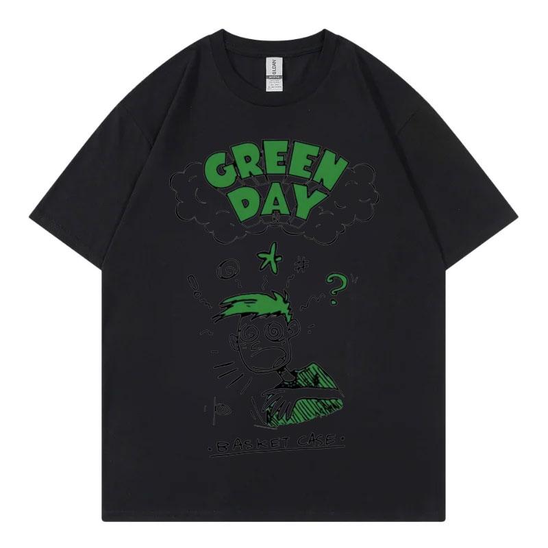 Punk Rock Band Green Day Merch Tshirts Concert Tour 2025 Fan Gift T Shirts Men Womem Clothing High Street Fashion Trend Tshirt
