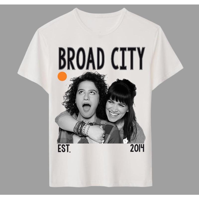 Broad City Tv Series American Tv Tshirt Summer Unisex Loose And Breathable Cotton Tshirt Top