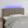 VidaXL LED Headboard Bedroom Furniture Single Bed Accessory Headboard Interior Taupe 3121598