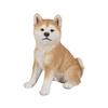 Woovia Sitting Akita Inu 34 X 19 X 38 Cm Doll Figure Ornament Animal Garden Decor Dog H19253 (Large)