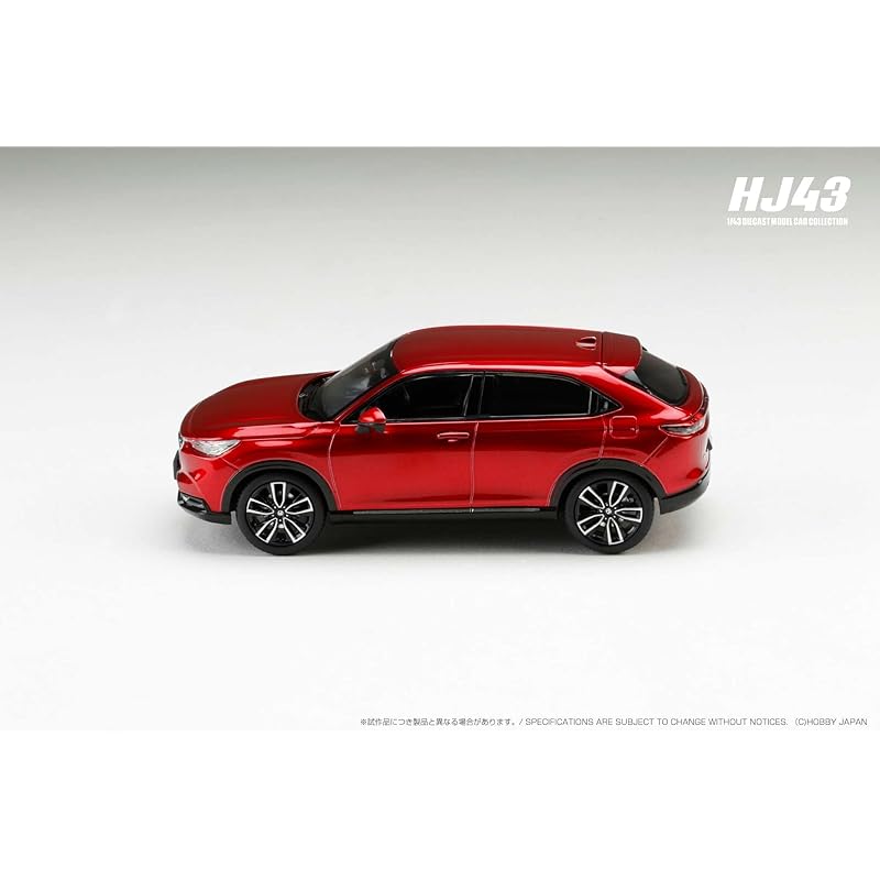 HJ43 1/43 honda VEZEL Автомобиль с оригинальными опциями премиум кристально-красный металлик Готовый продукт