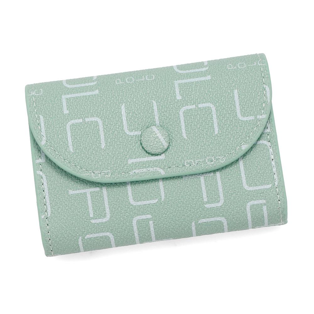 Простой и портативный кошелек для монет: Мягкая текстура личи, большая вместимость для мелочи и карт