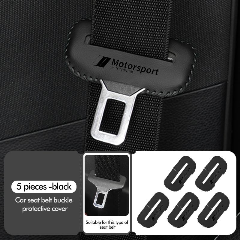 Universal Car Seat Belt Protector Buckle Clip Anti-Scratch Cover For BMW M E84 F10 F20 F15 F25 iX iX1 iX2 iX3 iX5