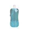 Collapsible Water Bottle 480ml BPA Free Reusable Water Pouch Hiking Camping Travel Sports Folding Water Bag Portable Leak-Proof