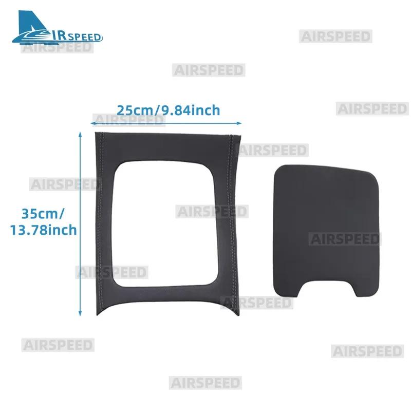 For Mercedes Benz GLC Class X254 GLC260 GLC300 2024 2025 Leather Center Console Panel Cover Trim Frame Interior Accessories
