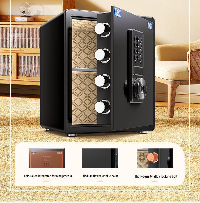 Tiger Brand Compact Safe 4560CM: Secure Home & Office with Password & Fingerprint Access