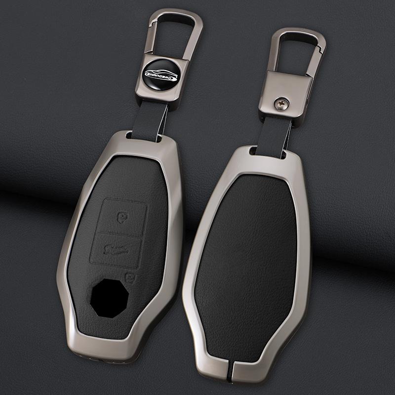 Zinc Alloy Car Key Cover Smart Keyless Remote Control Fobs Case Keychian Holder Auto Interior Accessories for MG 7 MG7 MG-7 2023
