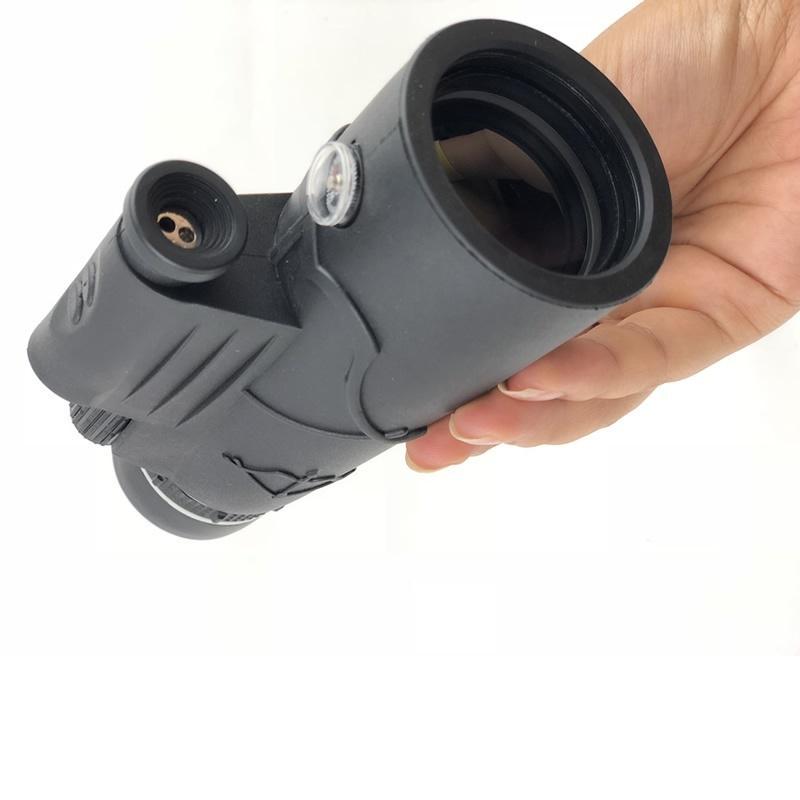 Телескоп 12X50, телескоп-монокуляр со штативом, компасом, фонариком, красным лазером