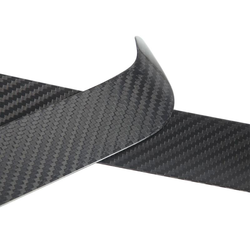For Tesla Model 3/Y/YL 2023-26+ Real Carbon Fiber Car Center Console Dashboard Air Vent Strip Cover Protective Car Accessories