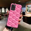 Sexy Girl red Lips Kiss Phone Case For Samsung S 9 10 20 21 22 23 30 23 24 plus lite Ultra FE S10lite Fundas