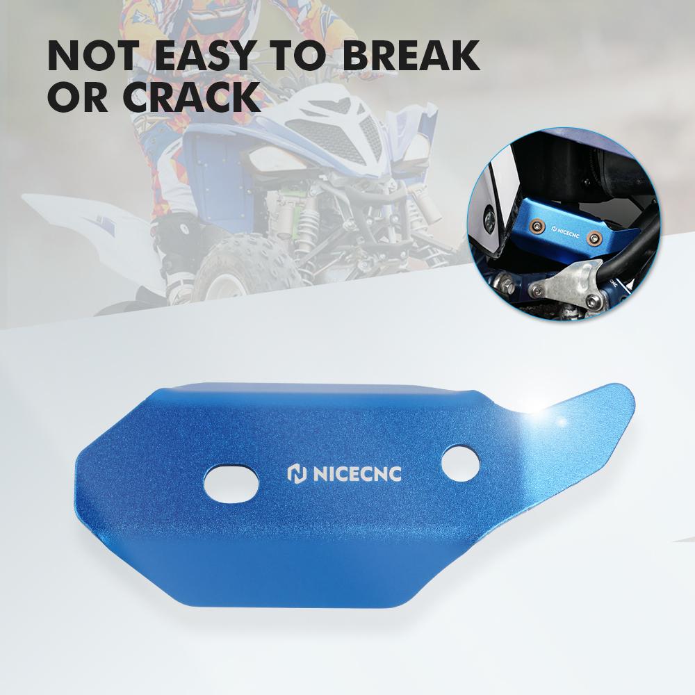 NICECN For Yamaha Raptor 700 2015-2026 ATV Mid Pipe Heat Shield Raptor 700R SE Replaces 2LS-E4611-00-00 Prevent Heat of Your Leg