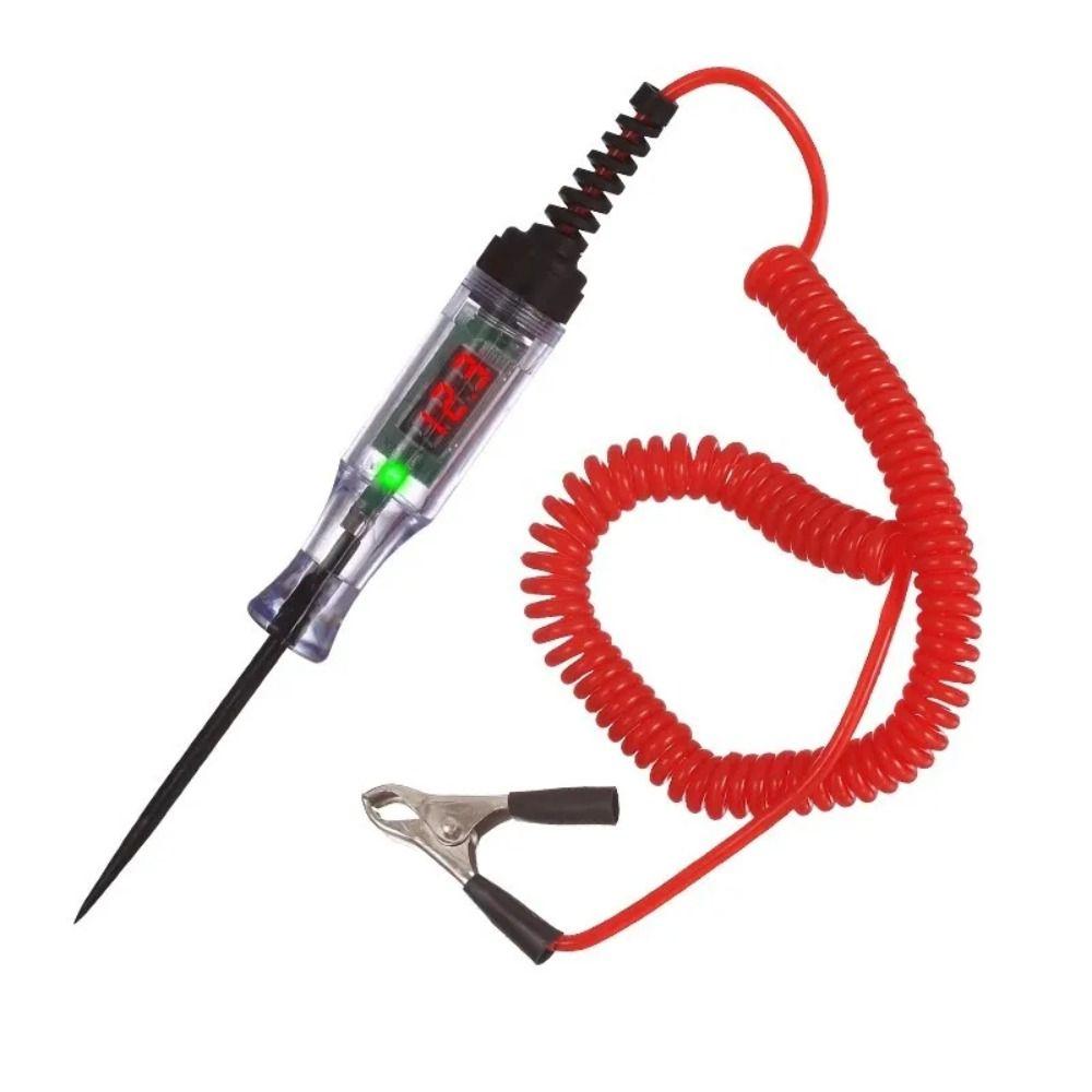 Digital Display Car Diagnostic Probe Test Pen Light Bulb Electric Measuring Pen DC Car Scanner