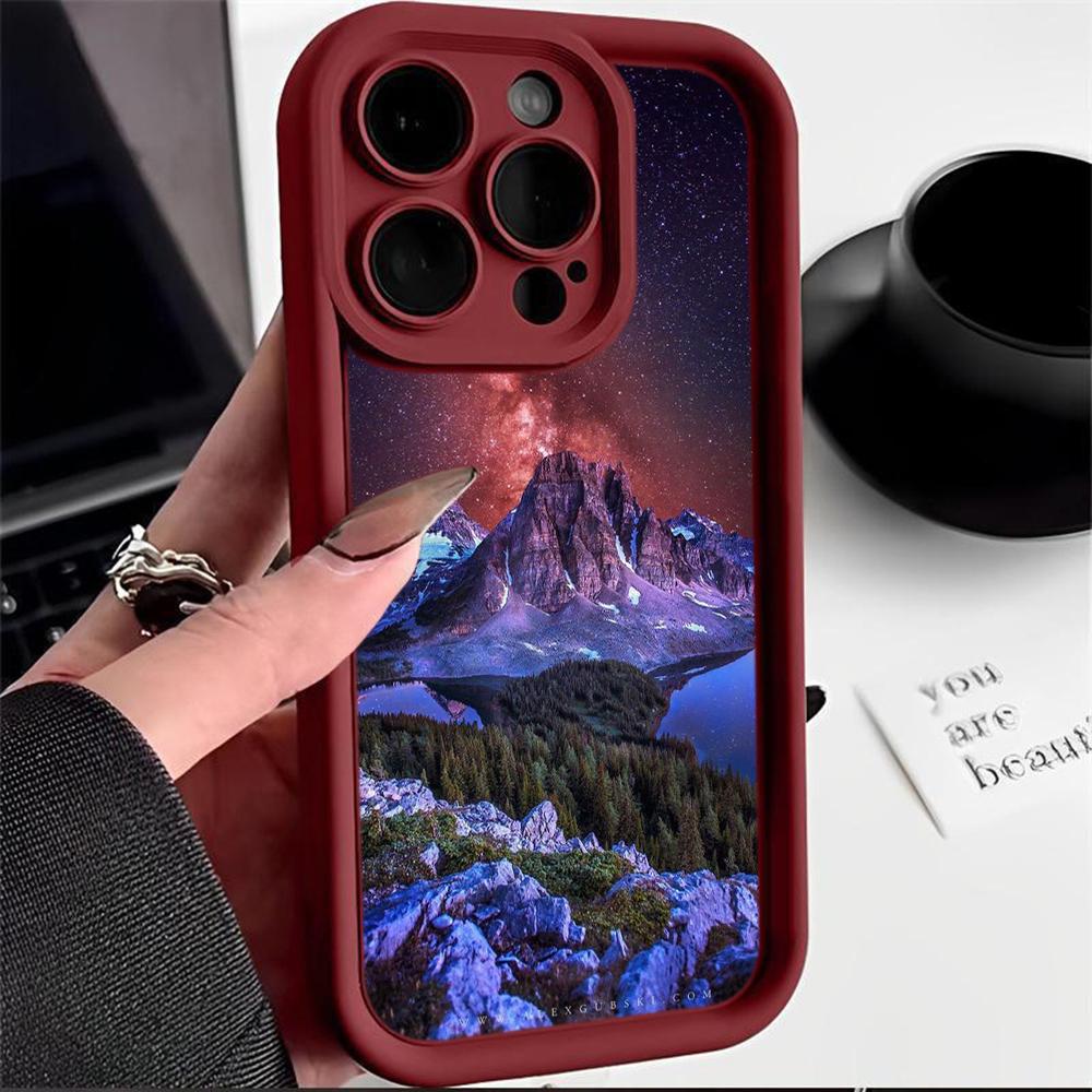 LZ25 Mountain Peak Forest Snow силиконовый чехол для телефона Infinix Smart 9 Hot 40i Tecno Camon20 Moto G22 G30 OnePlus Google Pixel 9 противоударный чехол на заднюю панель