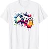 Control All The Things Game Controller Graphic Tee Unisex Gamer Streetwear Short Sleeve Casual Tops Men Boys Ropa Hombre