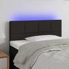 VidaXL LED Headboard Bedroom Furniture Single Bed Accessory Headboard Interior Black 90x5x78/88 3121596