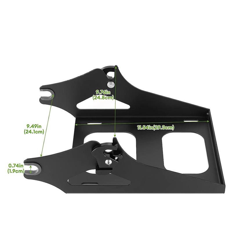 Багажник с быстросъемной стойкой для Harley Road King Traveler и Street Glide 14-22