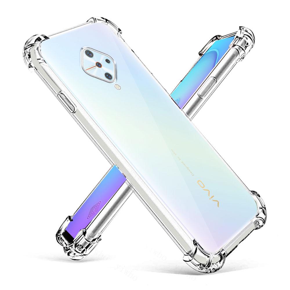 Для Vivo 1920 Чехол Прозрачный Силиконовый Мягкий Защитный Чехол Для Vivo S1 Pro Прозрачный Противоударный Чехол Для Vivo V17 Россия Funda