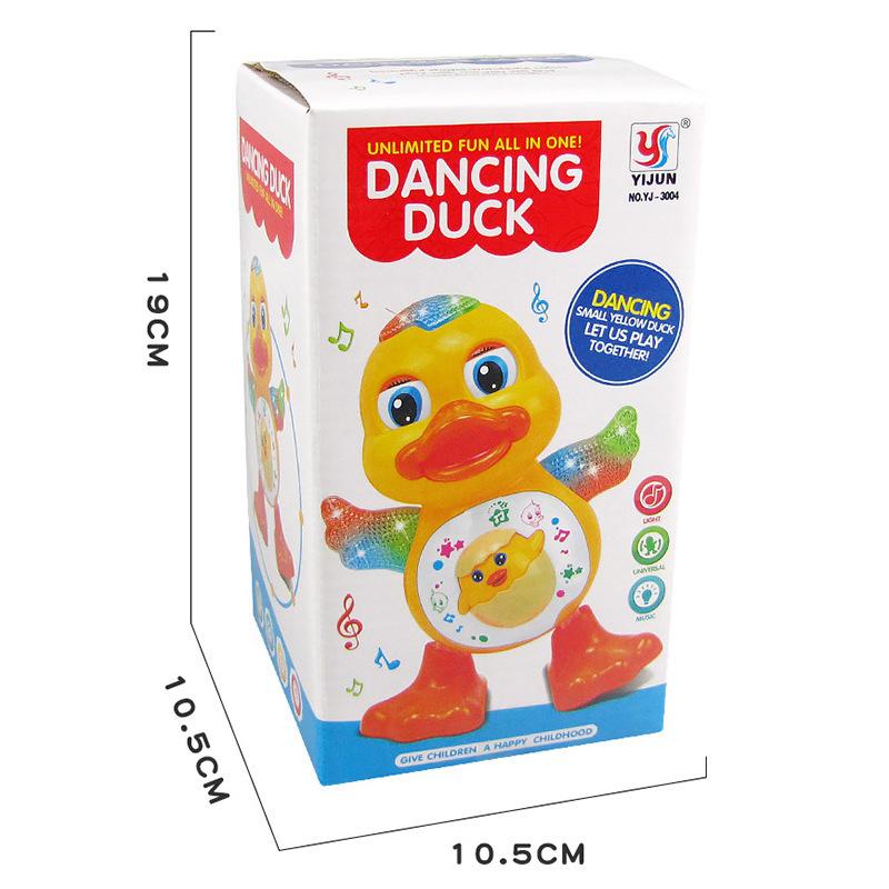 Musical Dancing Duck Toy, Singing and Light Up Duck Toy for Kids, Battery Operated Toddler Toy