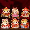 PVC Chinese Snake Year Portable Lantern Cartoon New Year Luminous Lantern  Good Luck Decoration