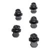 5pcs L Track Double Lug Threaded Stud Nut Fitting M10x20mm for Truck Bed Trailer   Control Pickup RV ATV