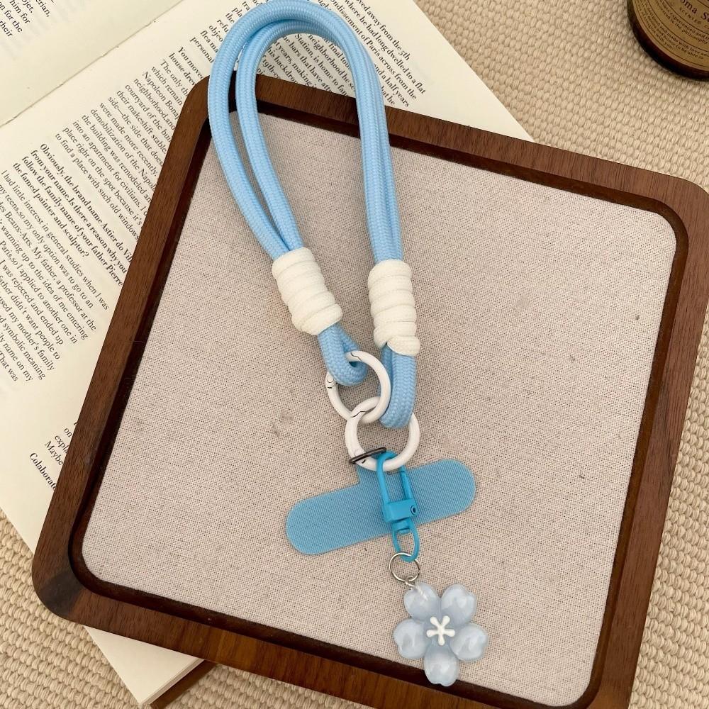Detachable Phone Lanyard Strap Adjustable Phone Strap With Patch Phone Hanging Chain Women Girls
