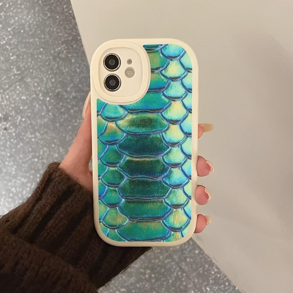 Чехол для телефона под змеиную кожу, жесткая кожа, для iPhone 16 15 14 13 12 Mini 11 14 Pro Max Xs X Xr 7 8 Plus Fundas