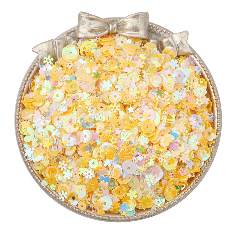 20g/Bag Mixed Shapes Loose Sequins for Nail Decoration Art Craft DIY Scrapbooking Garment Sewing Accessories