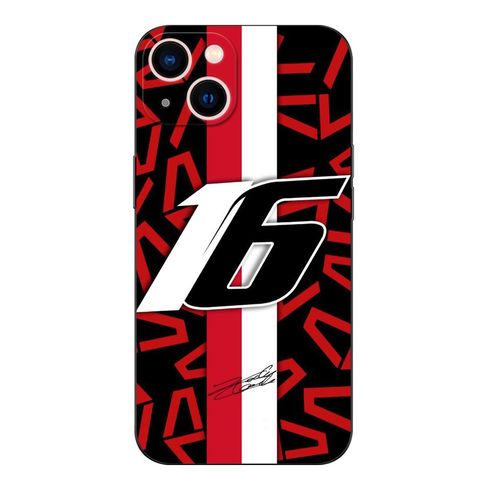 Black Tpu Case For Vivo Y21 Y51A 2021 Y21S Y33S Y51 2020 Y51S Y53s 4G Y72 5G Back Cover Charles Leclerc 16