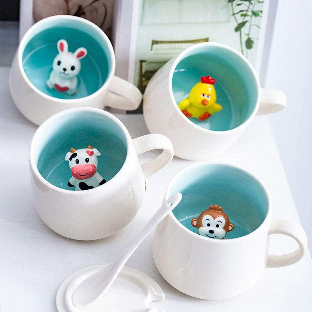 Милая детская чашка для воды со знаком зодиака, кофейная кружка, керамическая чашка, чашка для чая с молоком