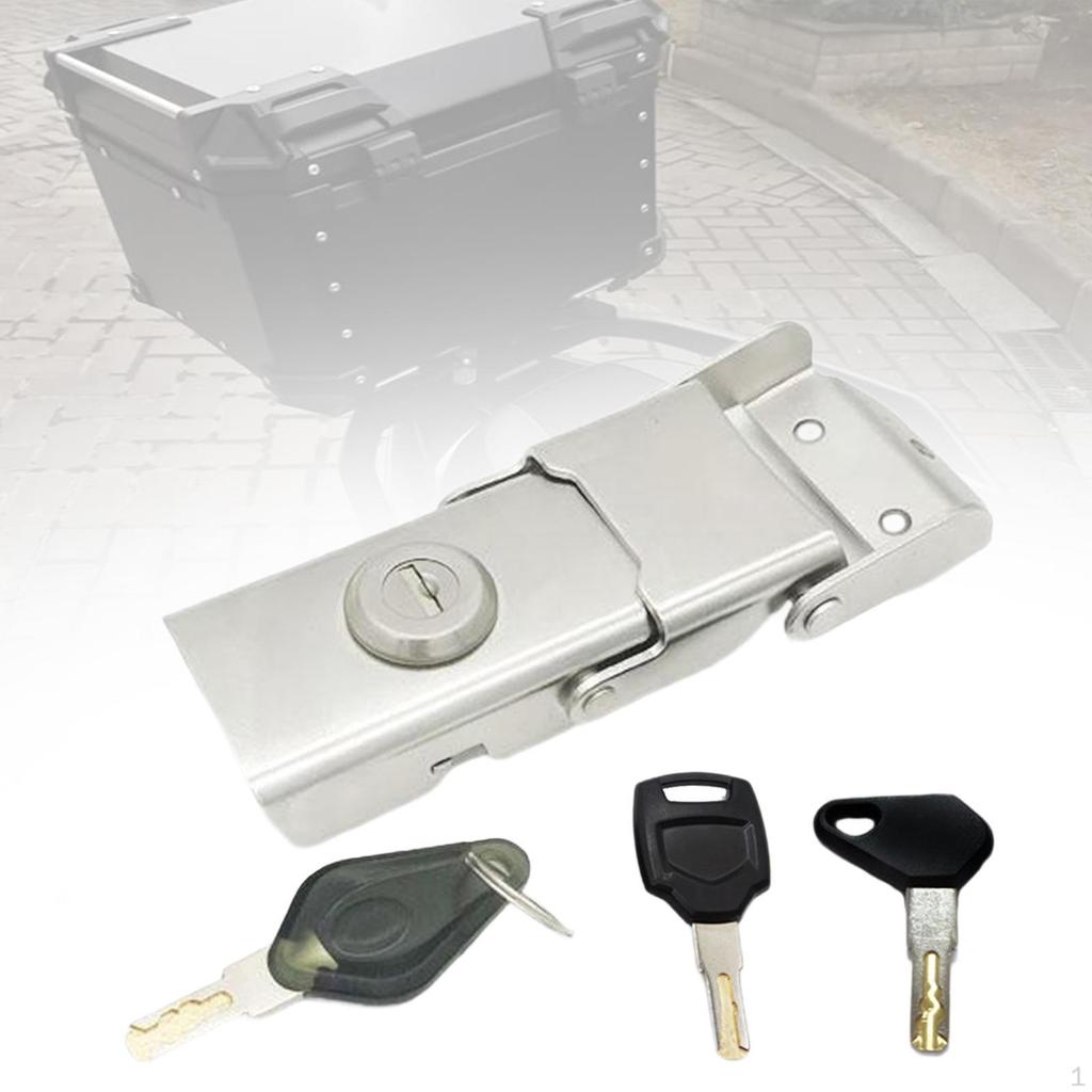 Motorcycle Rear Trunk Box Lock Replace Easy To Install Stable Anti- Locking Tool for Saddlebags