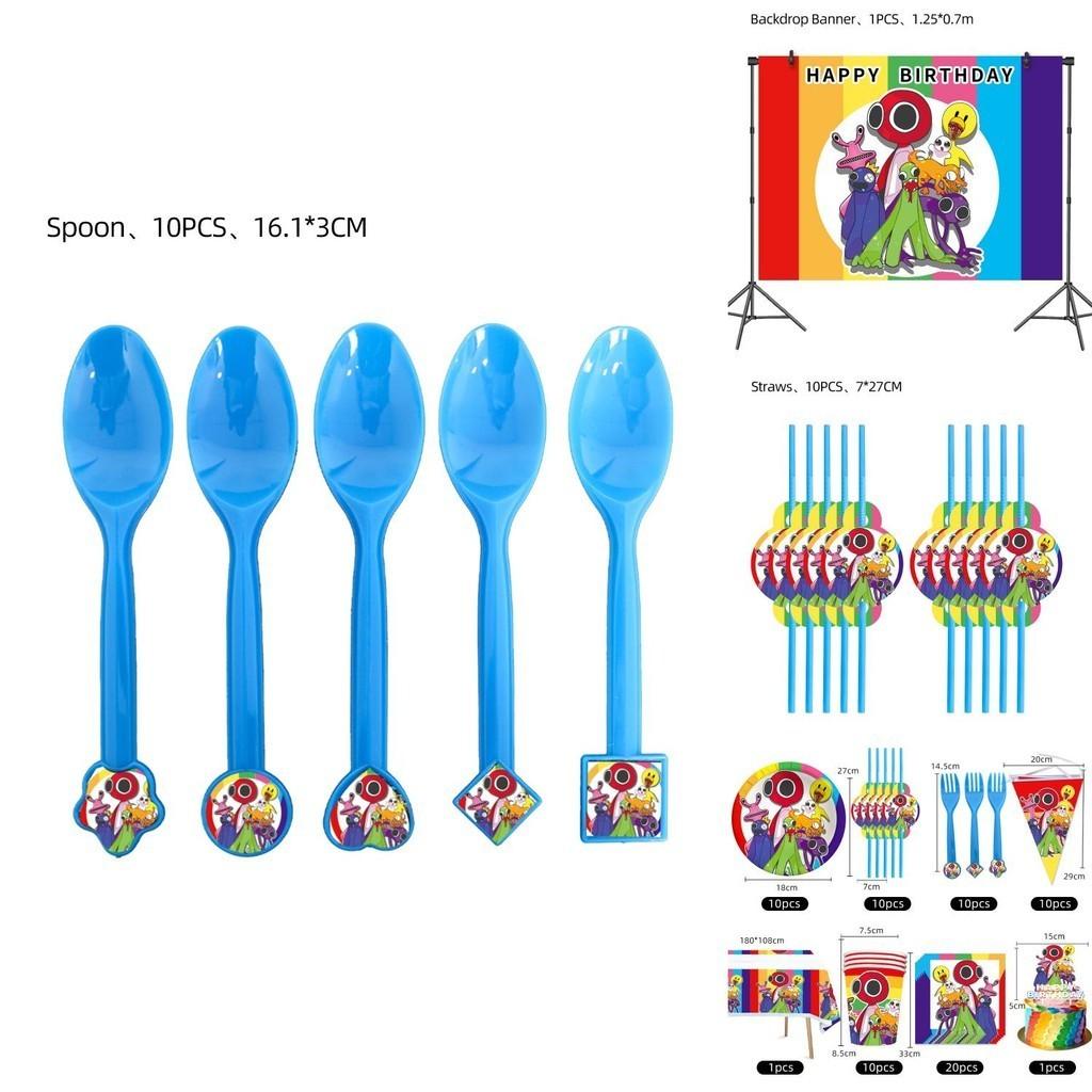 Высококачественные украшения для вечеринки Roblox Rainbow Friends для детских праздников