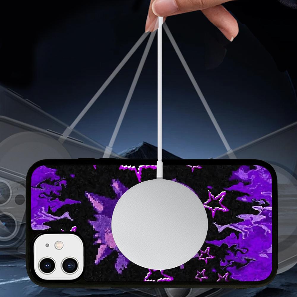 Anime G-Gengar Phone Case Magnetic Case For IPhone 16 14 13 12 11 15 Pro Max Plus For Magsafe Wireless Charge Cover