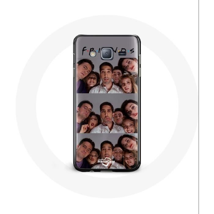 Coque - Samsung - Galaxy A3 - Souple - Gris - Friends Selfie