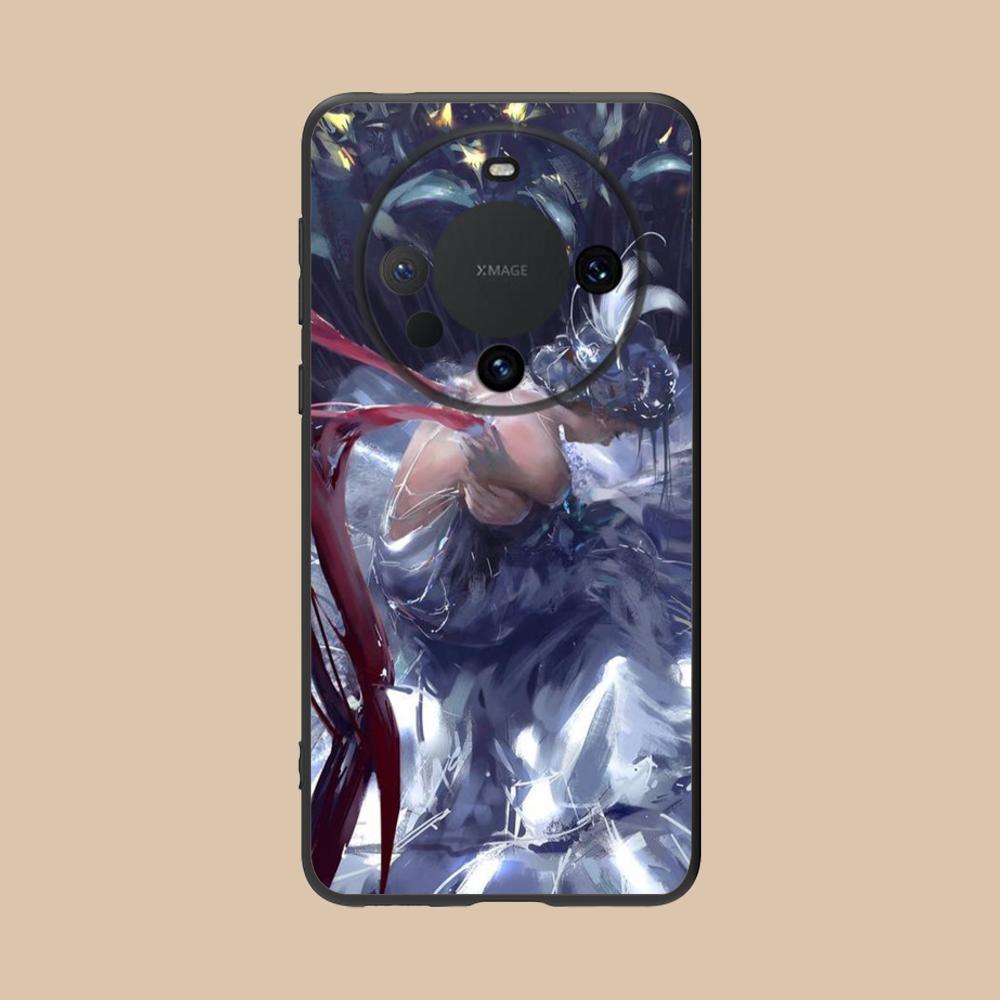Аниме Чехол Ghostblade для мобильного телефона Huawei Mate 60 50 40 30 20 10 Pro Plus Lite E 5G Цветной Печатный Чехол для Мобильных Телефонов