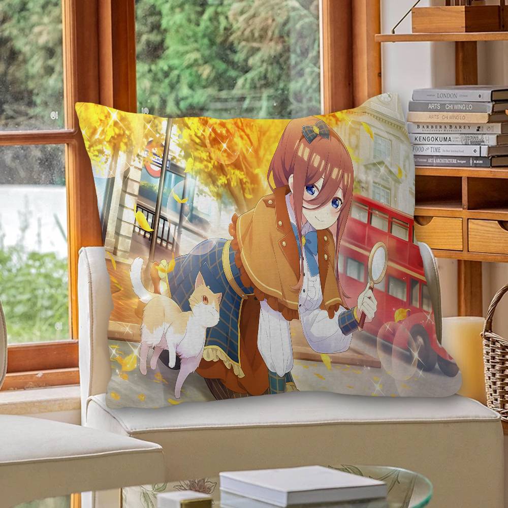 Anime The Quintessential Quintuplets Personalized Pillow Cover Kids Bedroom Wild Party Decor Pillowcase kid Birthday shower Gift