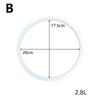 Прозрачное сменное силиконовое кухонное уплотнительное кольцо, скороварка, инструмент для приготовления пищи, прокладка, домашнее давление