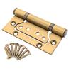 Wooden Door Thickened 304 Stainless Steel Mother Hinges Furniture Hardware Slotted Mute 5 Inch Hinge with Screws