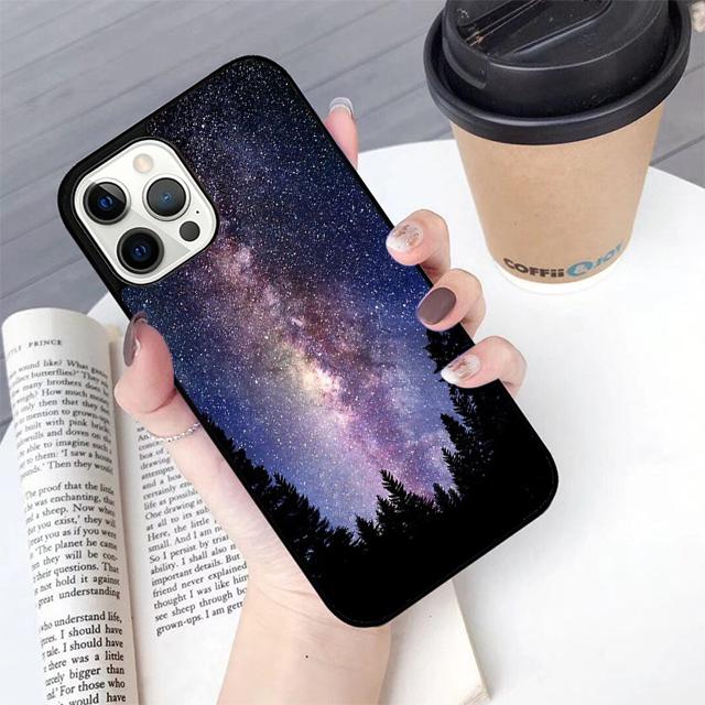 Чехол для телефона 'Осенняя ночь, Галактика, Звездное небо, Космос' для iPhone 17 Air 16 16e 15 12 11 13 14 Pro Max Apple Plus