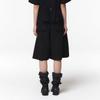 OFFROAD Women'S Half-Length Double-Pleated Pants (Black)_5L41713