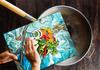 GLASS CUTTING BOARD 52x40 MARBLE