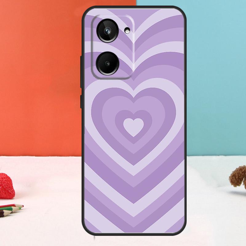 Эстетика Коричневое Сердце 'Любовь к Латте' Для Realme 15 Pro GT6 GT7 10 11 12 13 14 Pro Plus C51 C53 C55 C61 C63 C65 C67 C75 C71 Чехол