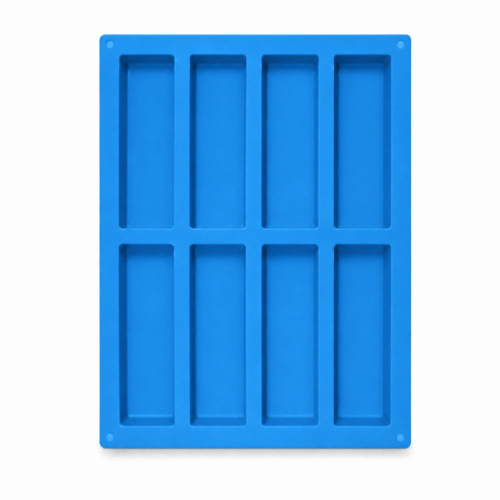 Rectangle Silicone Candy Mold DIY Silicone Ice Cube Tray Granola Bar Pan for Baking Energy Bars