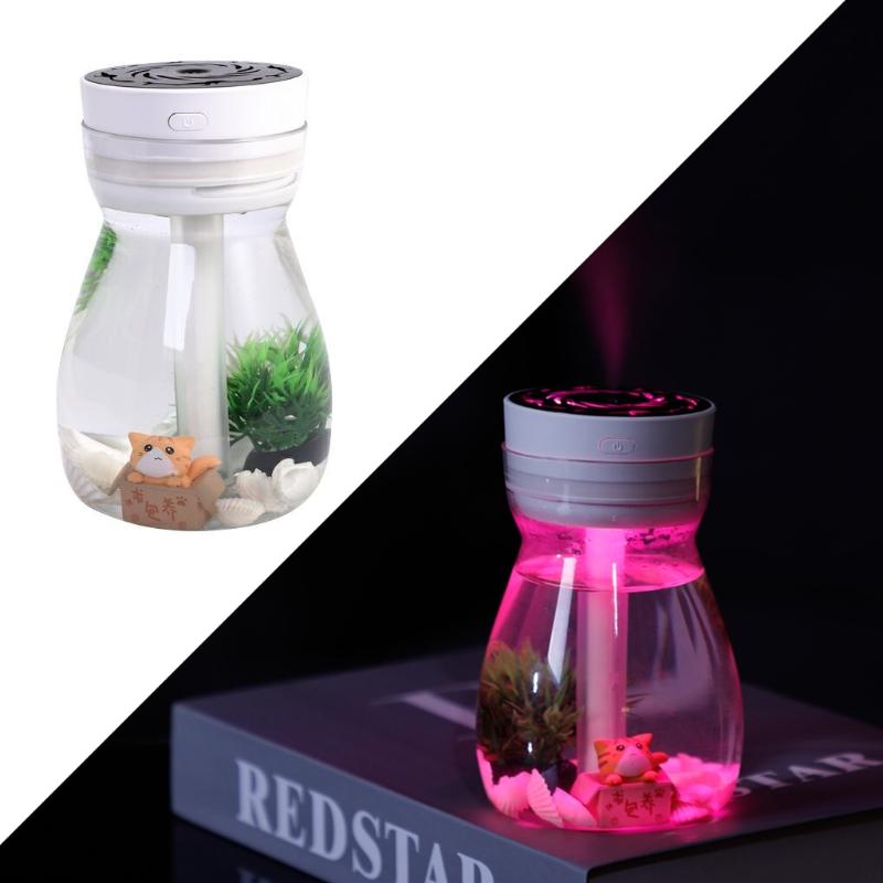 380 мл Портативный для Nano Electric Air Humidifier Air Diffuser с Lig