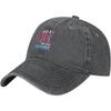 Dolphins Lover Girl Washed Baseball Cap Cotton Curved Brim Adjustable Sun Hat Unisex