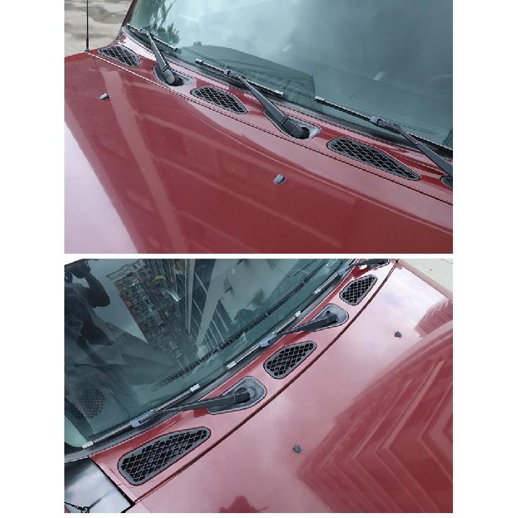 For Toyota FJ Cruiser 2007-2021 Black Car Front Engine Hood Heating Tube Heat Dissipation Cover Car Modification Replace Parts