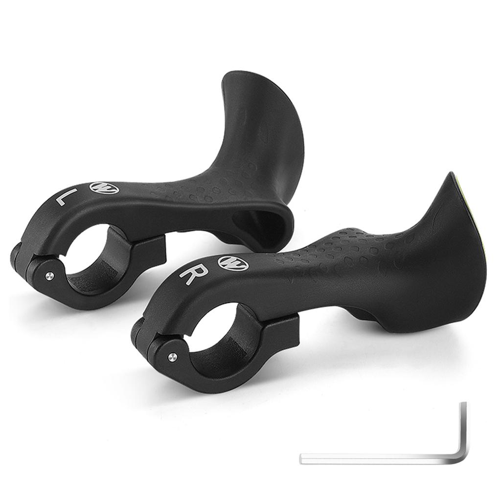 Bicycle Bar Ends Ergonomic Anti-slip MTB Mountain Bike Handlebar Ends for 21.8-22.8mm Handlebars