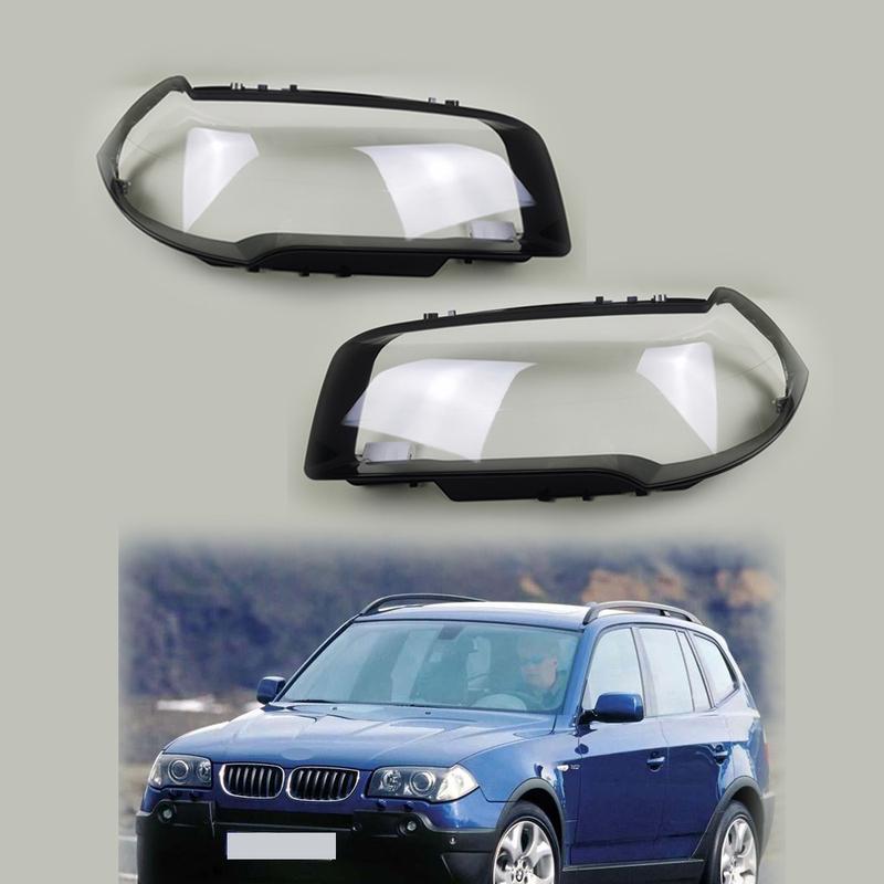 For BMW X3 E83 2003-2011 Car Headlights Lens Cover Lampshdade Headlamp Lamp Clear Shell