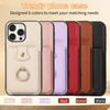Чехол-кошелек с держателем для карт и кольцом для iPhone 15 14 Plus 13 12 Mini 11 Pro XS Max XR XS X 7 8 SE, противоударный чехол