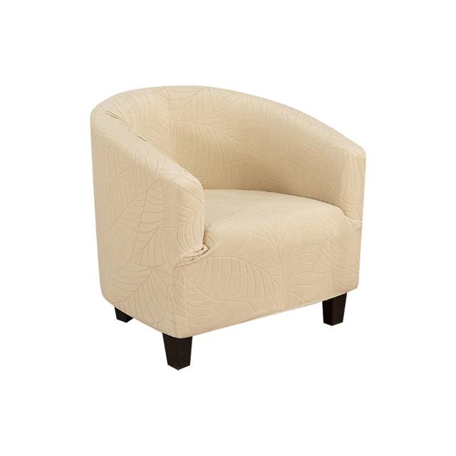 Чехол на клубное кресло, жаккардовый Расслабляющий эластичный чехол в скандинавском стиле, один чехол для клубного дивана для гостиной, эластичный чехол для кресла