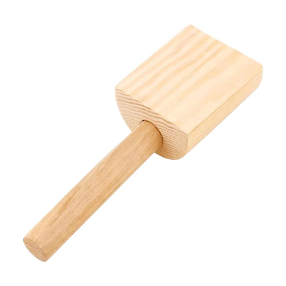 Wooden Mud Hammer Portable Pottery Mud Plate Smooth Clay Paddle Hammer Shaping Porcelain Cup